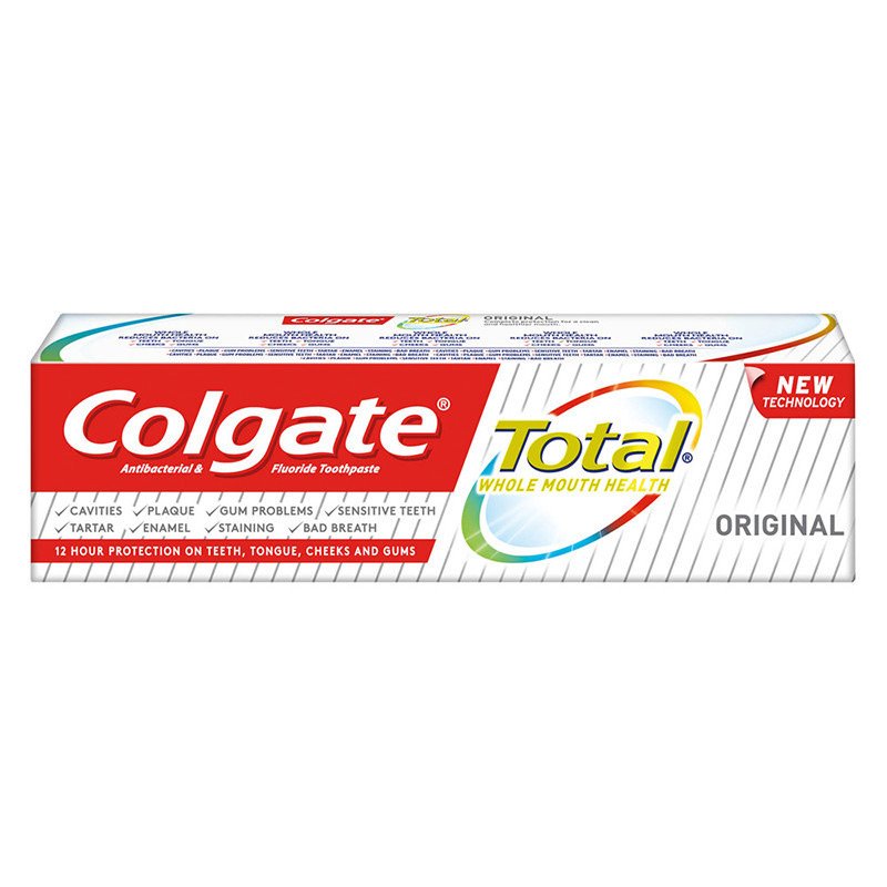 Colgate Total Original Οδοντόκρεμα για 12ωρη Προστασία, 75ml